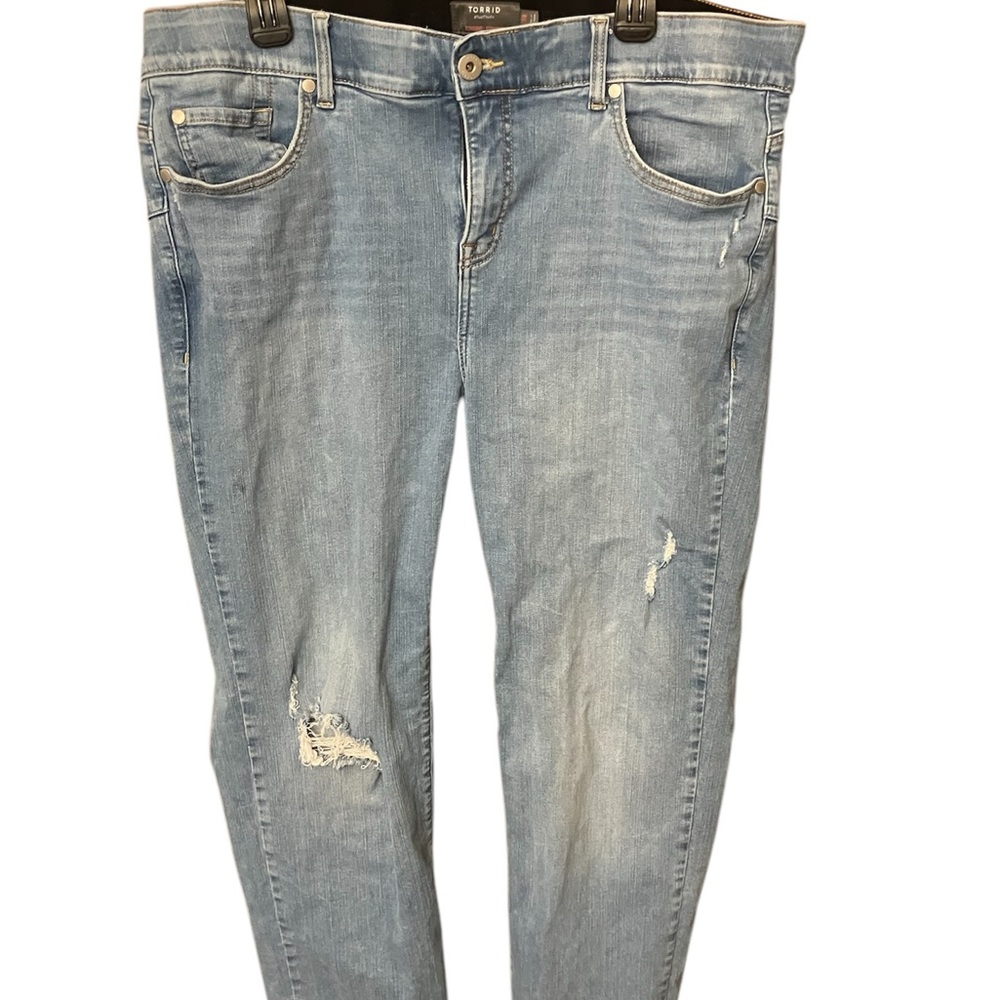 Torrid Light Blue Straight Leg Jeans